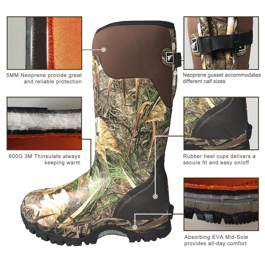 Best insulated rubber hunting boots 2018 hotsell