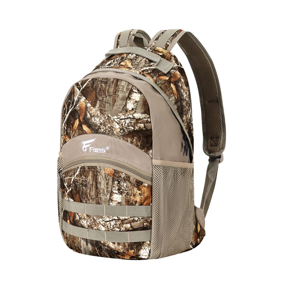 8Fans Hunting Backpack Waterproof Realtree Camo Hunting Pack, 600D Oxford Fabric & Adjustable Chest Strap