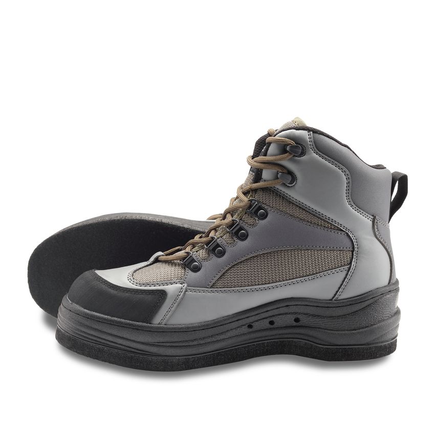 8 Fans Men's Wading Boots Non-Slip Felt Sole, Superior Comfort for Anglers,  Perfect for Fly Fishing