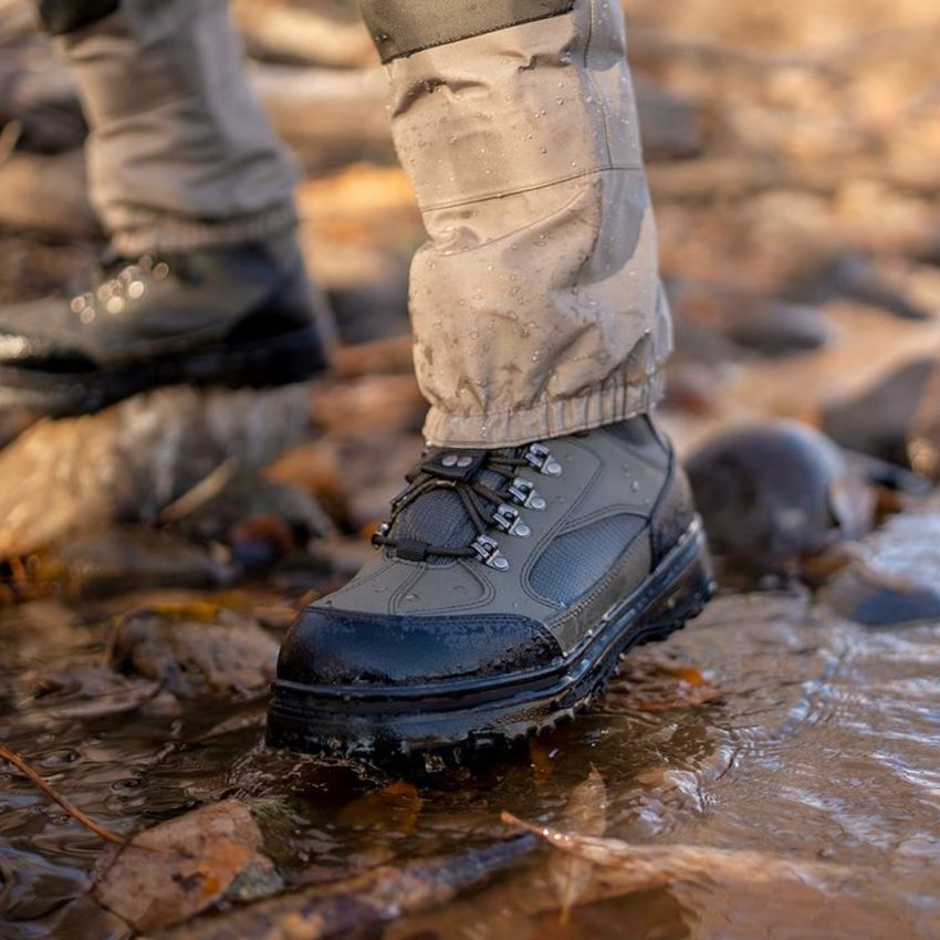 8 Fans Men's Fishing Hunting Wading Boots Anti-Slip Durable Rubber