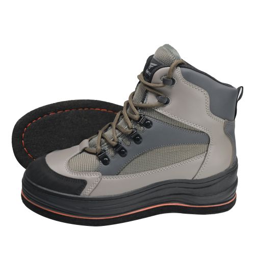 8Fans Light Grey Non-Slip Felt Sole Superior Comfort Wading Boots