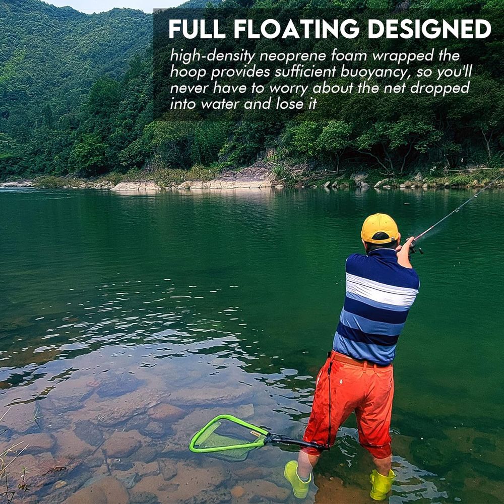 8FANS & Black Paw Co-brand Floating Foldable Telescopic Fishing Net