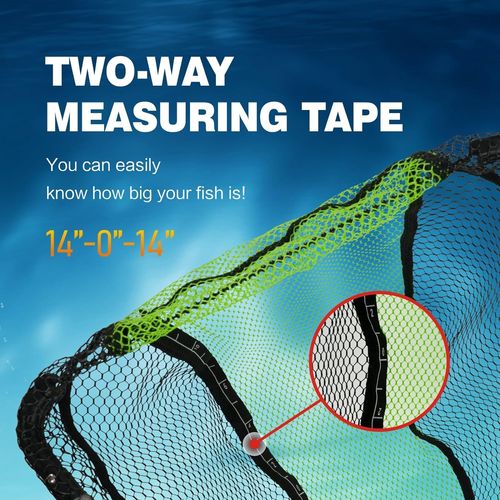 8FANS & Black Paw Co-brand Foldable Telescopic Rubber Coated Fishing Net