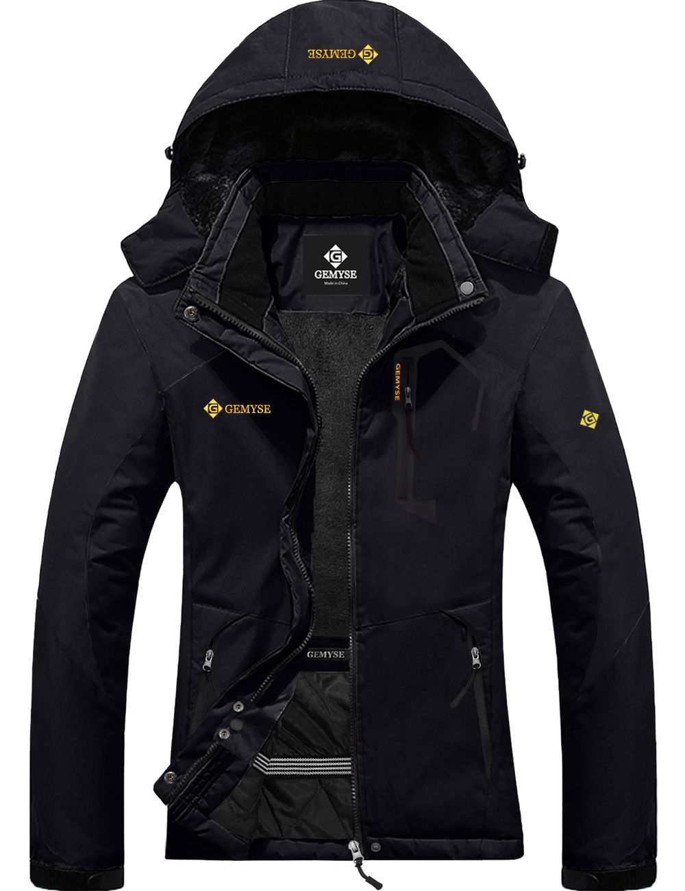 8FANS & GEMYSE Co-branded Stylish 24H Warm Women's Winter Rain & Snow Jacket