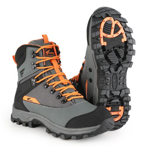 Men’s Wading Boots with Steel Nail Grip, Lightweight  Wader Shoes