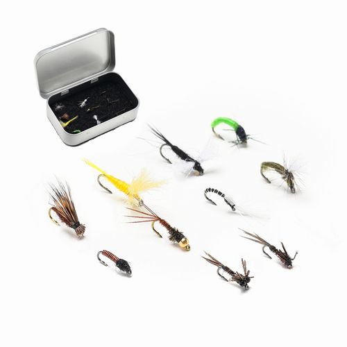 8Fans 10PCs Fly Fishing Dry Flies Kit