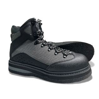 8 Fans Men's Fishing Hunting Wading Shoes,Anti-Slip Durable Rubber Sole Lightweight Wading Waders Boots