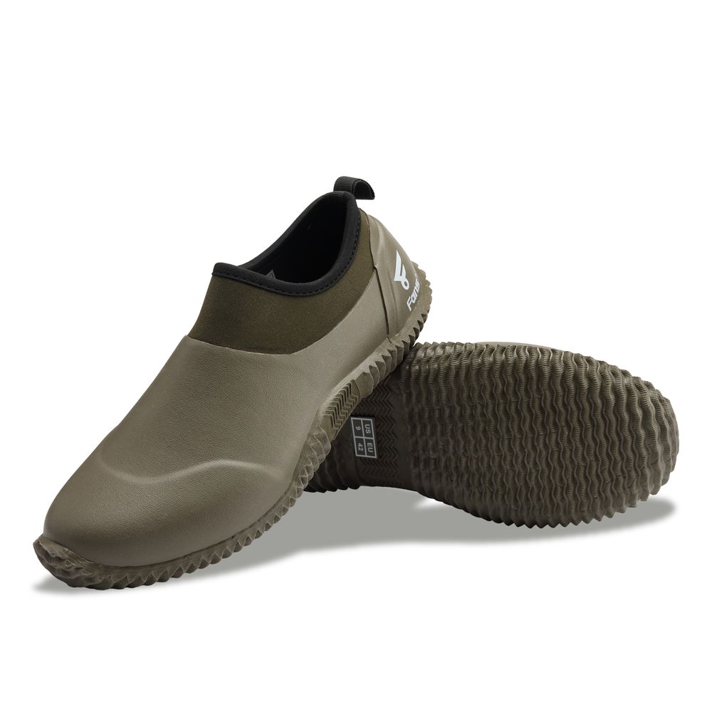 8Fans Men's Luxurious Comfort All-around Waterproof Green Garden Shoes