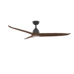 KBS real dark wood blade ceiling fan 52 inch