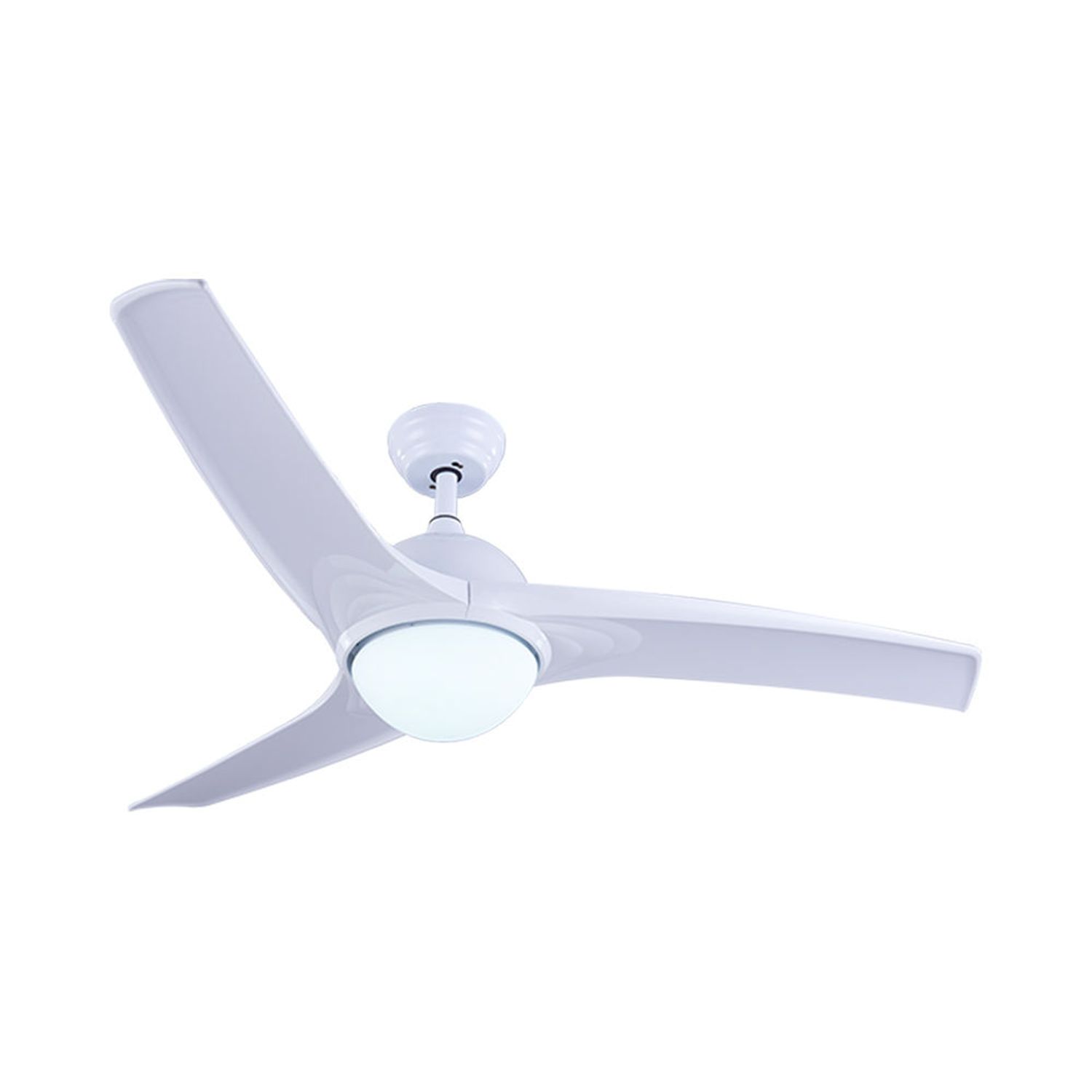 KBS wholesale white ABS Blade Dual Direction Ceiling Fan with Light and Remote