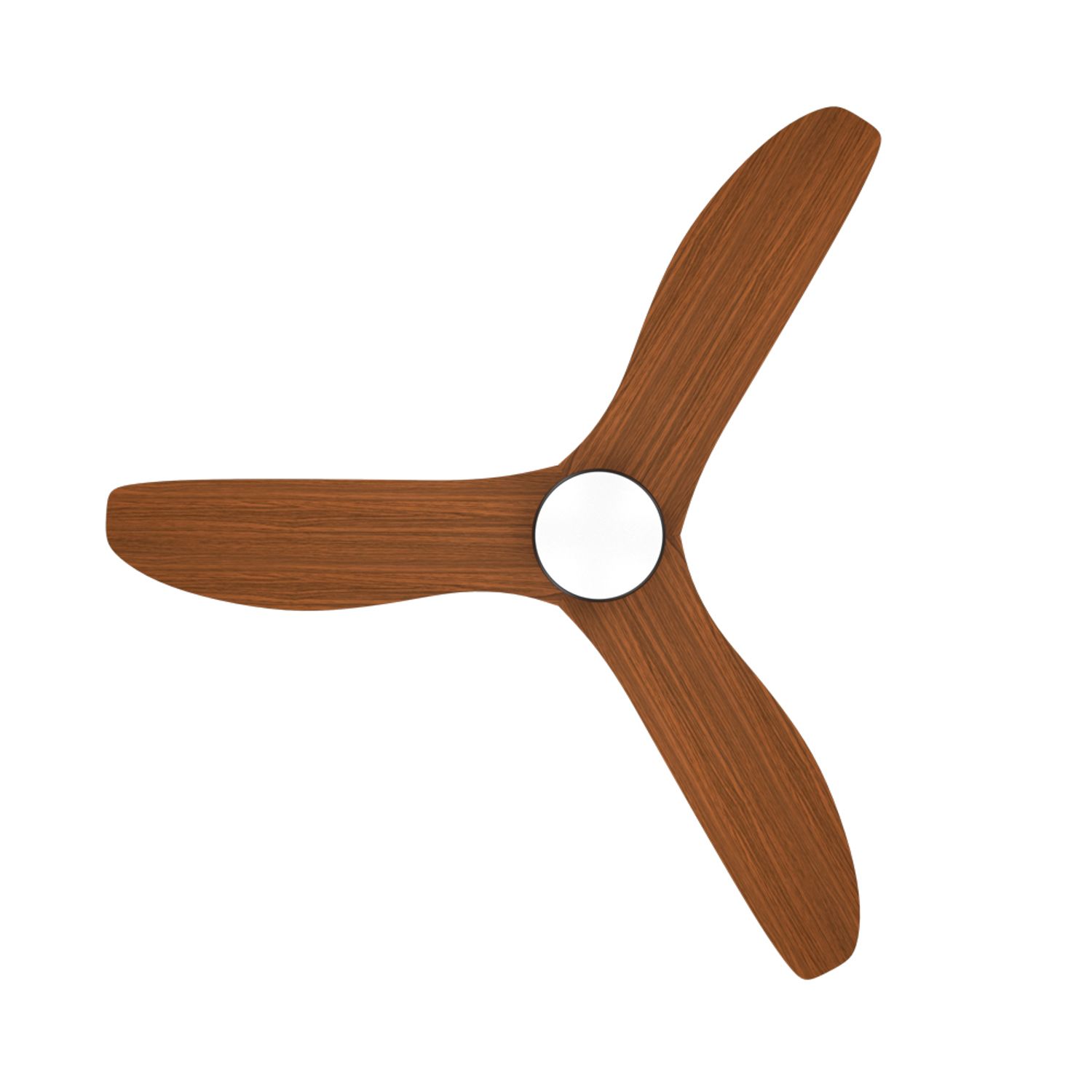52" Real Wood Ceiling Fan with Reversible Motor and LED Light