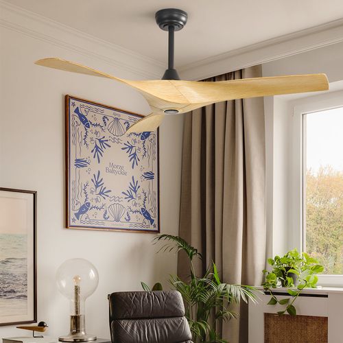 Decorative ABS Led Modern Ceiling Fan