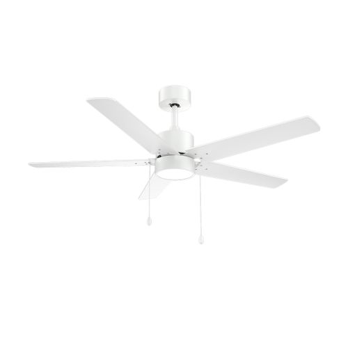 52 Inch 5 Blades Modern Smart Ceiling Fan With Light And Remote Control