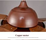 quiet energy efficient ceiling fan copper motor