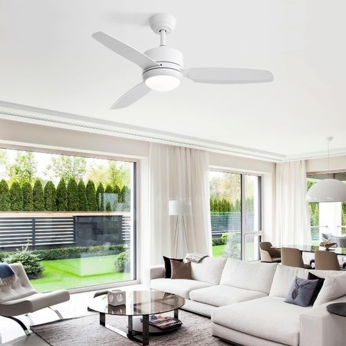 46 Inch Smart Ceiling Fan With Lamp Remote Control DC AC Motor Ceiling Fan Lights