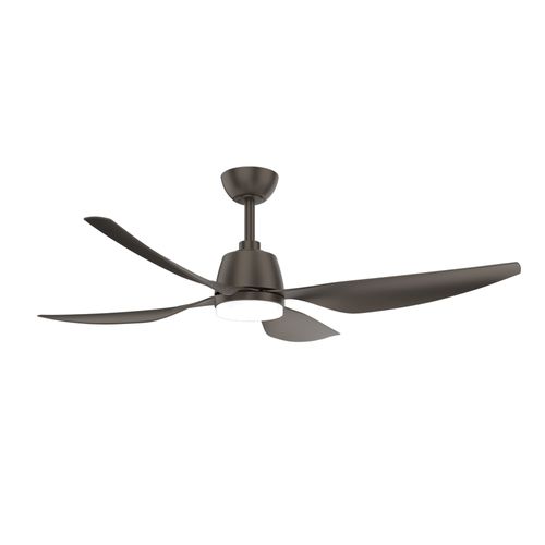 Four-Blade ABS Modern Ceiling Fan with Dimmable LED Light