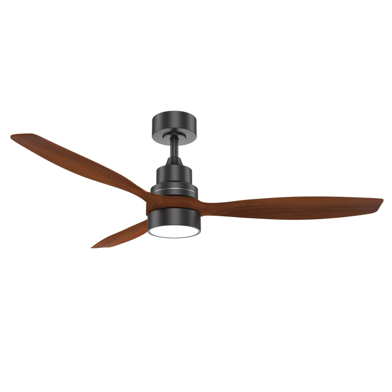 3 blade 52 inch modern wood fan with light KBS wholesale