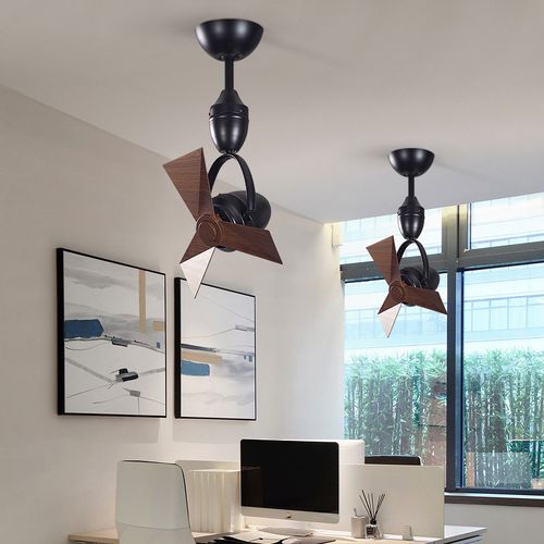 Small Designer ABS Ceiling Fan with Remote Control