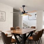 KBS 52" silent ceiling fan with light