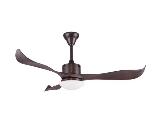 52 Inch Sleek Ceiling Fan with Low Noise and LED Light