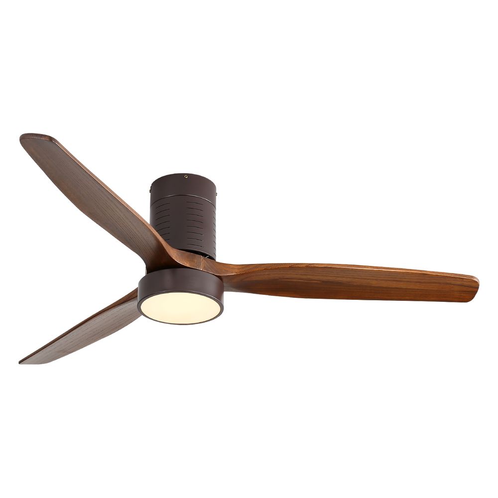52'' Wood Ceiling Fan with Reverse on Remote - KBS-52245