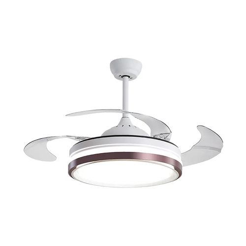 Retractable Ceiling Fan Dual Mount, with Dimmable LED Light Kit and Intelligent Control