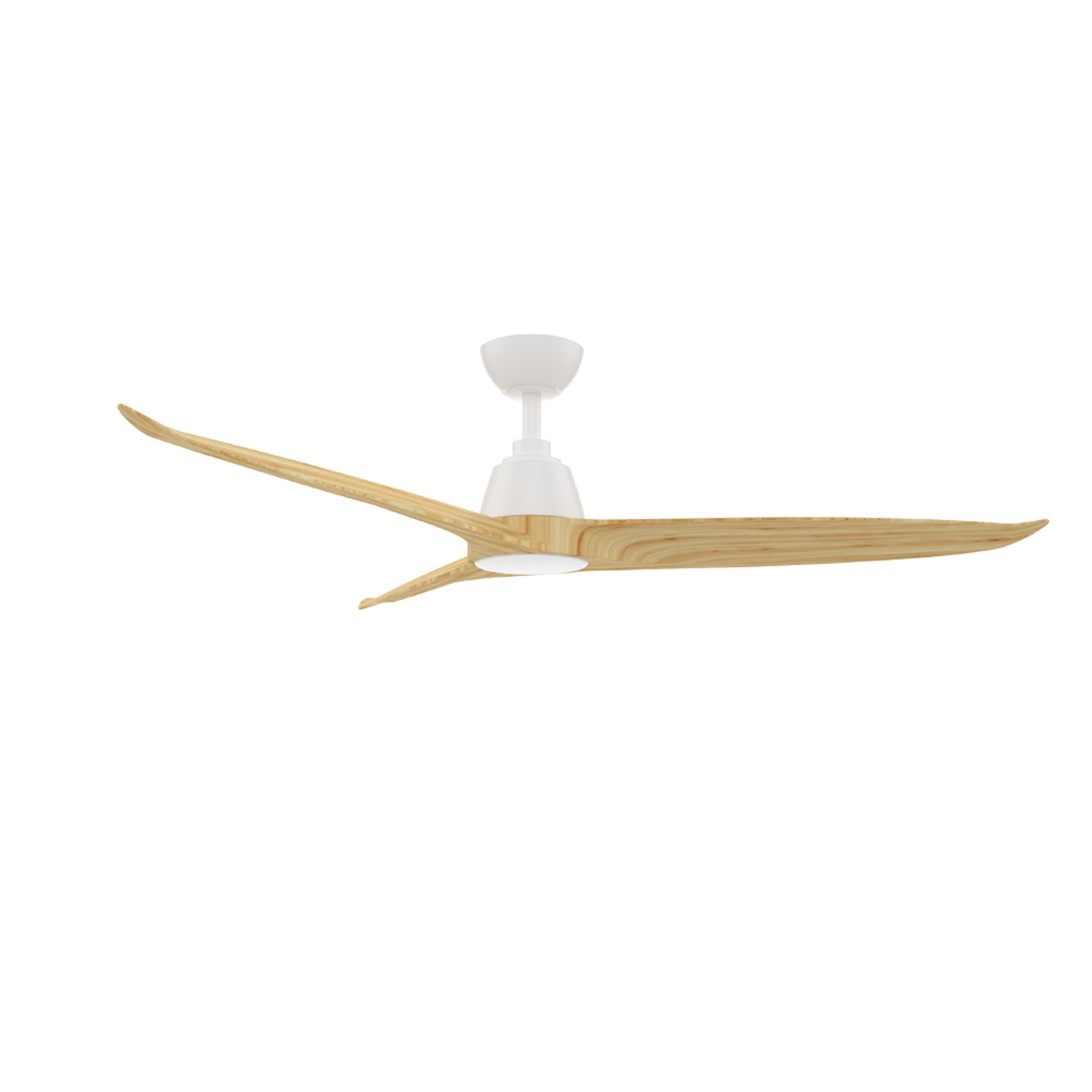 KBS white real wood blade ceiling fan wholesale
