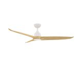 KBS white real wood blade ceiling fan wholesale