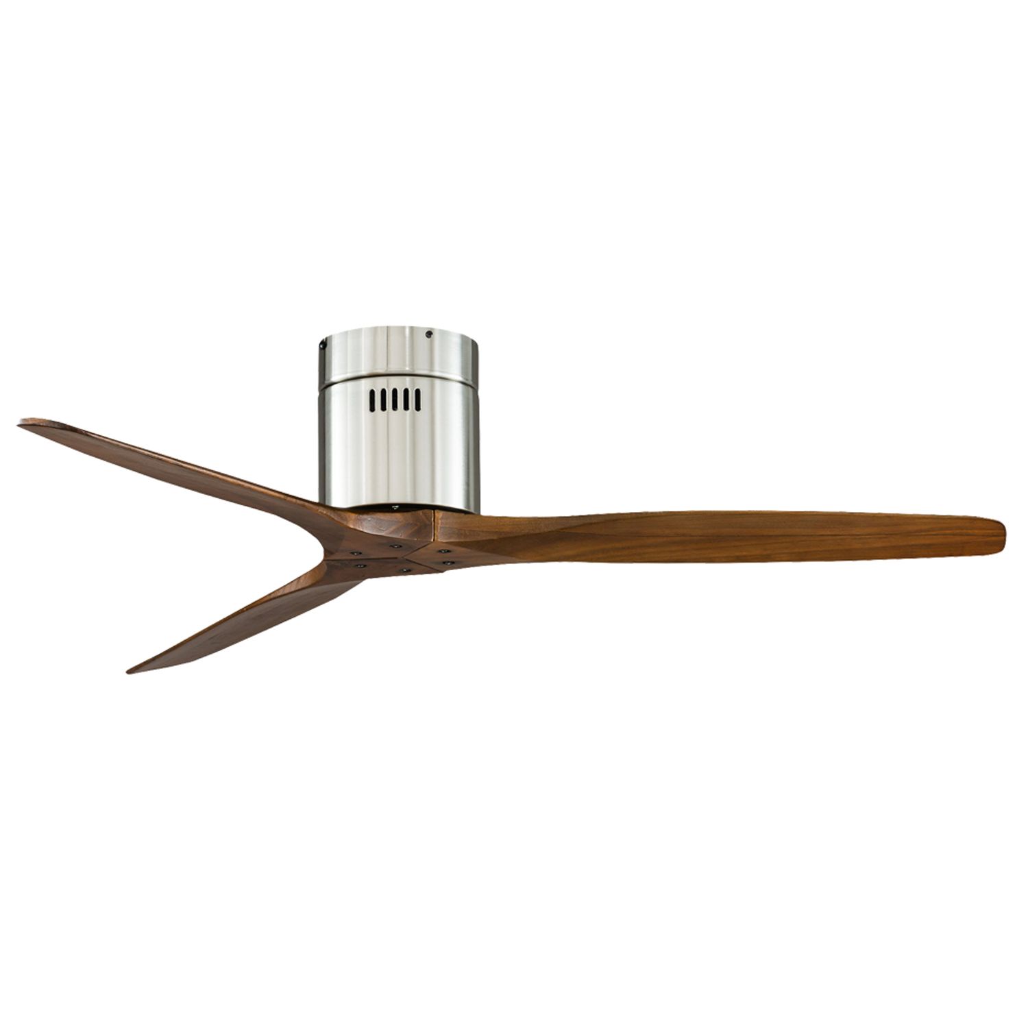 Brushed Nickel dark wood ceiling fan for wholesale