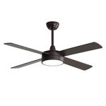 KBS 52 inch matte black smart ceiling fan with led light	