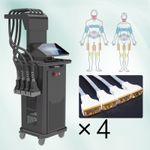 A professional laser lipo machine equipped with four applicators