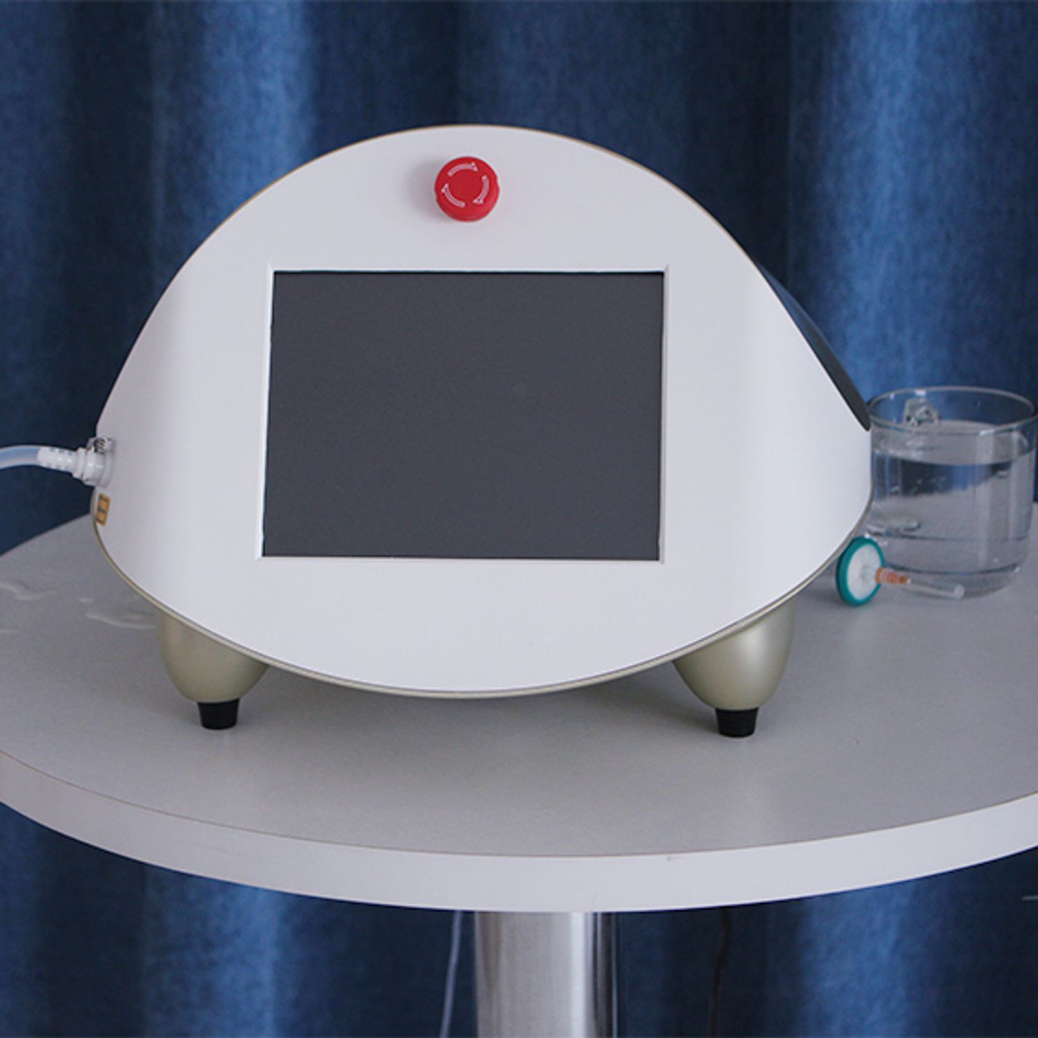 Jontelaser carbon therapy machine front view on the desk