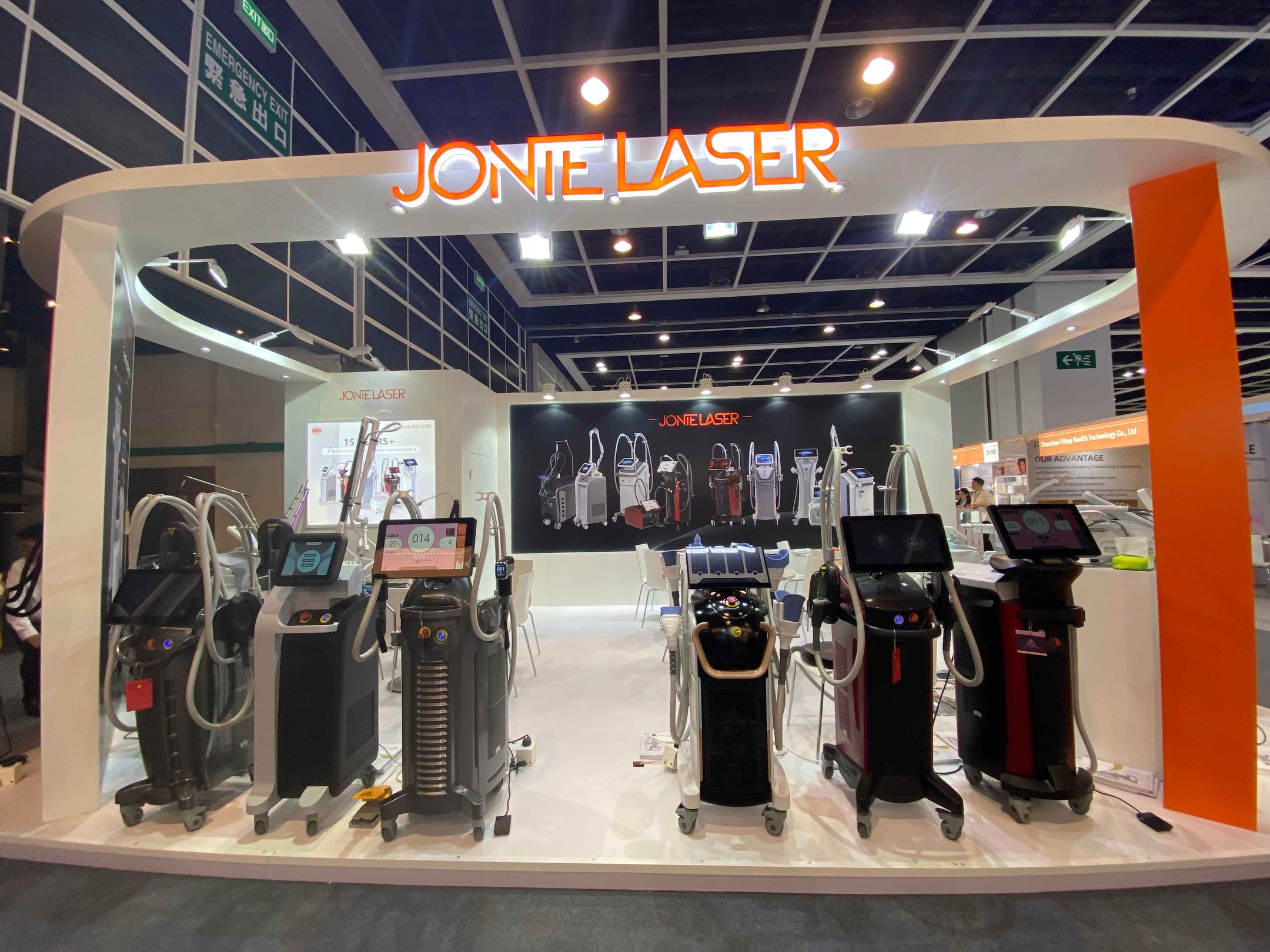 Jontelaser booth at Cosmoprof Asia
