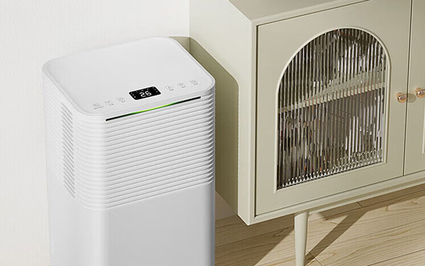 Do dehumidifiers hot sale cool air