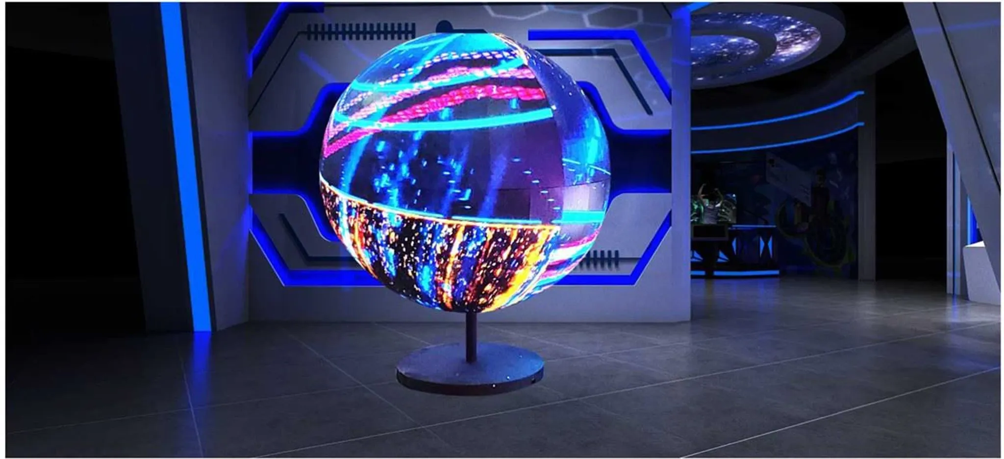 Spherical LED screen