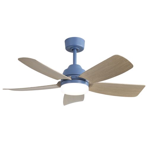 Sofucor 42 inches Serenity Blue Remote Control ABS Ceiling Fan with Light