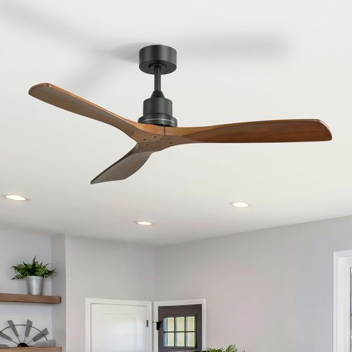 Upgrade Brand New Sofucor 52″ Steel Wood Ceiling Fan
