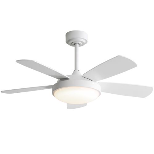 Sofucor 42 Inches Modern 5-Blades ABS Ceiling Fan with LED light