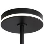 Close-up of the Sofucor 52-inch ceiling fan's flush mount base with integrated light