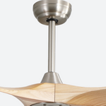 Sofucor 60'' Modern Ceiling Fan No Light With brushed nickel finish details