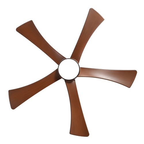 Sofucor 52 Inches ABS Wood Grian Ceiling Fan Light