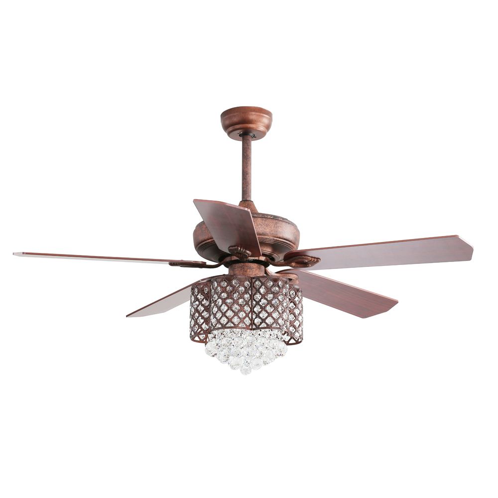 52″ Crystal Ceiling Fan with Lights