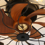 Sofucor caged 20 ceiling fan with light