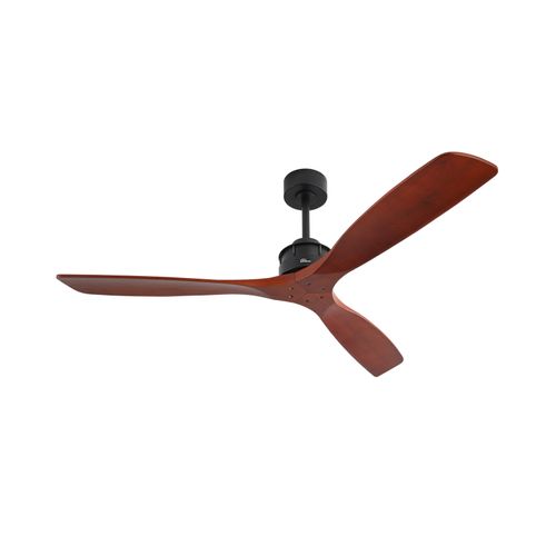 Ventilador de techo de madera maciza de nogal de 60 ″