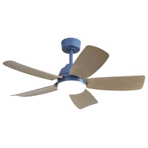 Sofucor 42 inches Serenity Blue Remote Control ABS Ceiling Fan with Light