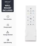 Sofucor 52-inch ceiling fan remote control and accessories, with multiple speed settings and timer function