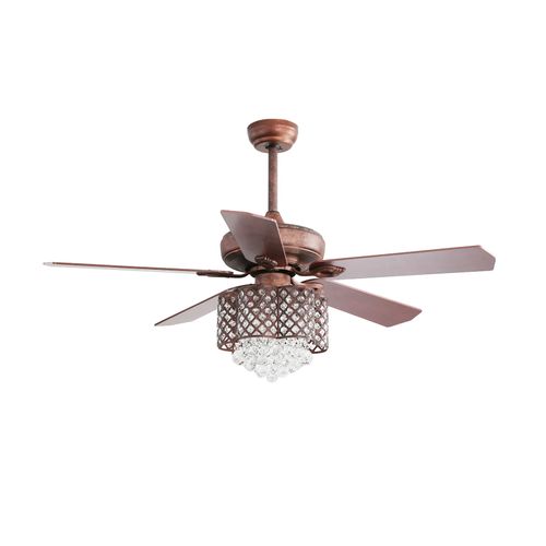 52″ Crystal Ceiling Fan with Lights