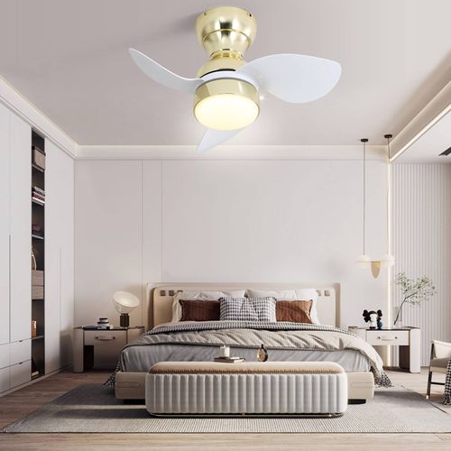 22'' Low Profile Flush Mount Ceiling Fan