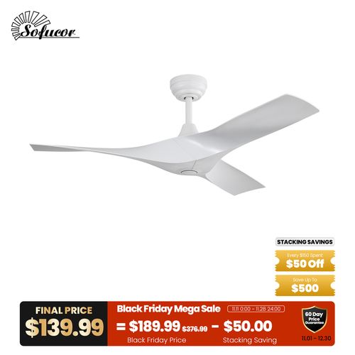 52″ Contemporary Ceiling Fan