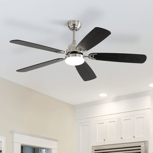 Sofucor Modern 52″ 2-Colored Blades Ceiling Fan With Light and Remote